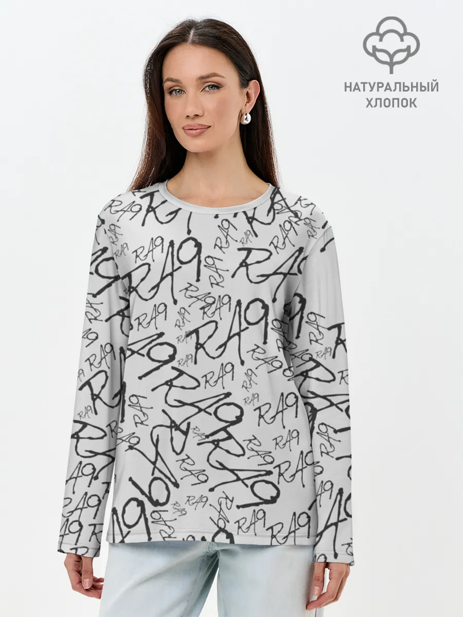 Лонгслив женский. Хлопок / RA9 DEVIANT