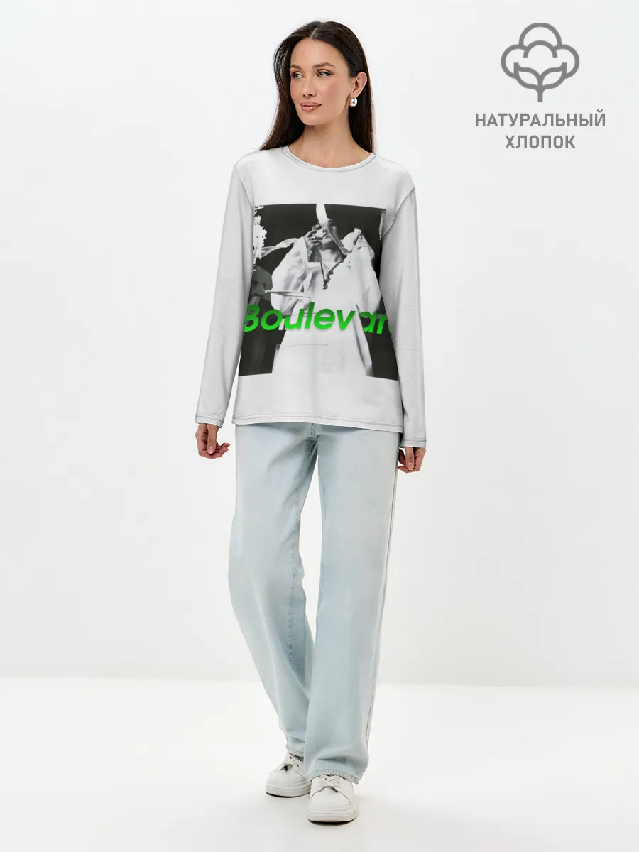 Лонгслив женский. Хлопок / Boulevard
