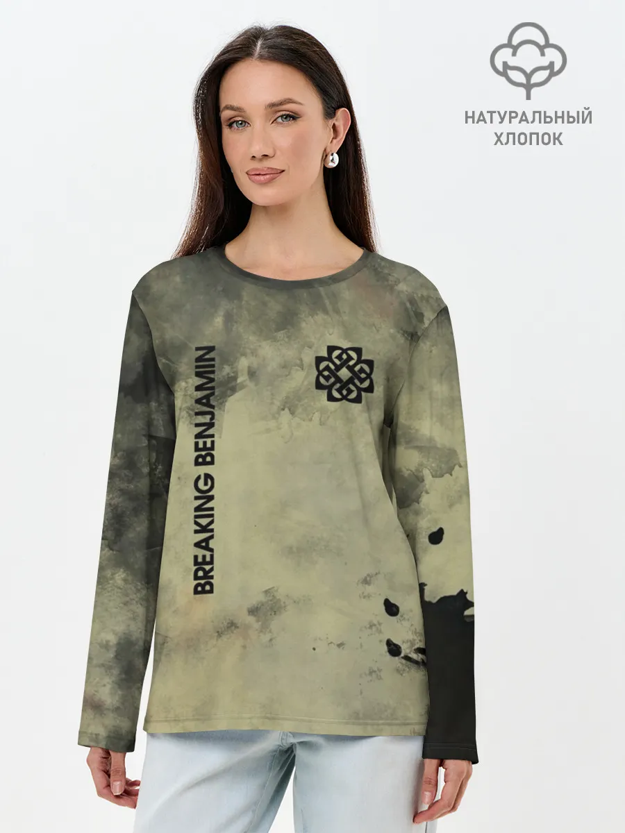 Лонгслив женский. Хлопок / Breaking Benjamin