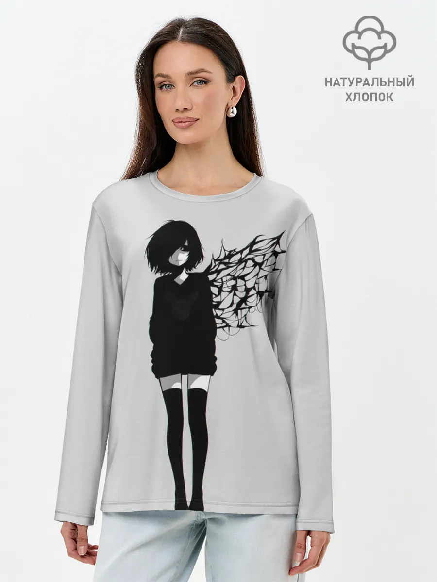 Лонгслив женский. Хлопок / Tokyo Ghoul