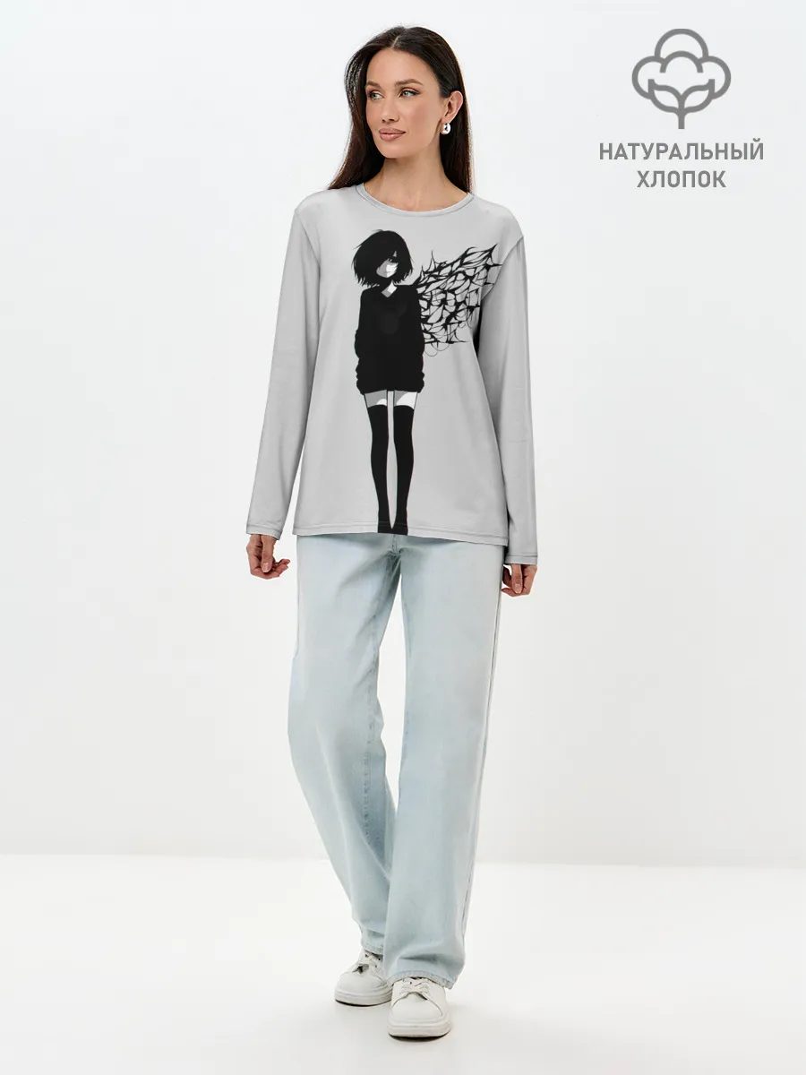 Лонгслив женский. Хлопок / Tokyo Ghoul