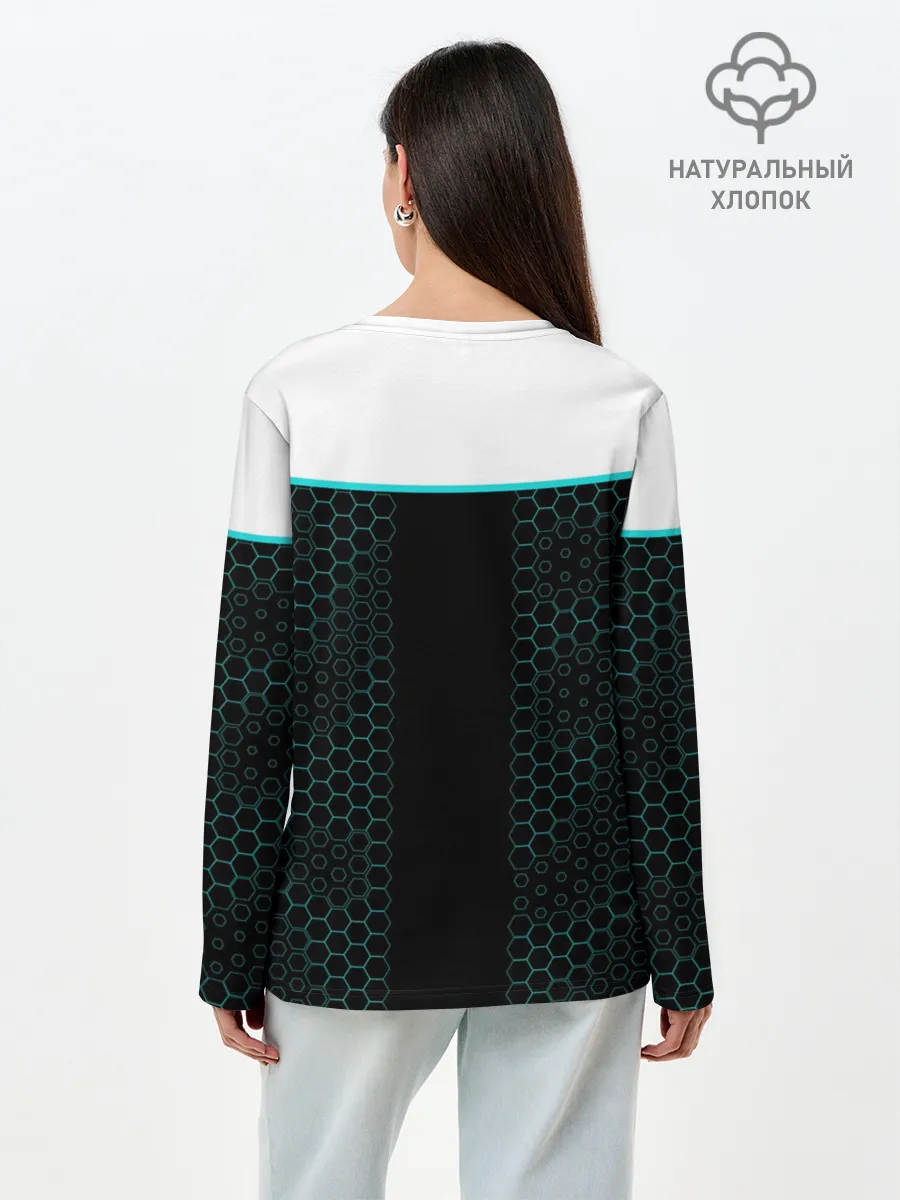 Лонгслив женский. Хлопок / Detroit AX400