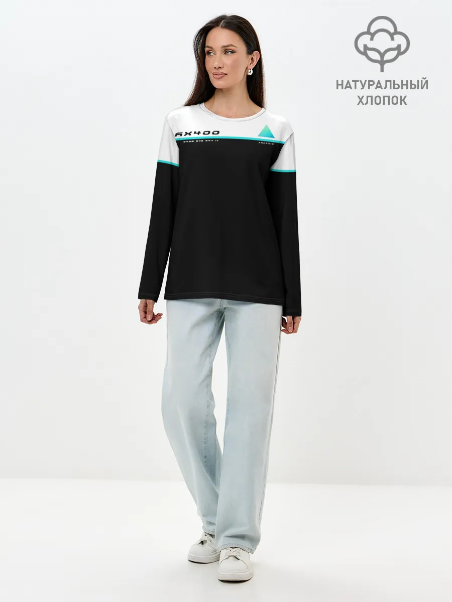 Лонгслив женский. Хлопок / DETROIT AX400 | ДЕТРОИТ