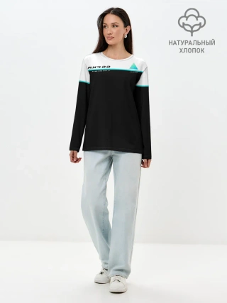 Лонгслив женский. Хлопок / DETROIT AX400 | ДЕТРОИТ