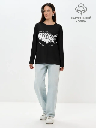 Лонгслив женский. Хлопок / BRIDGES UCA