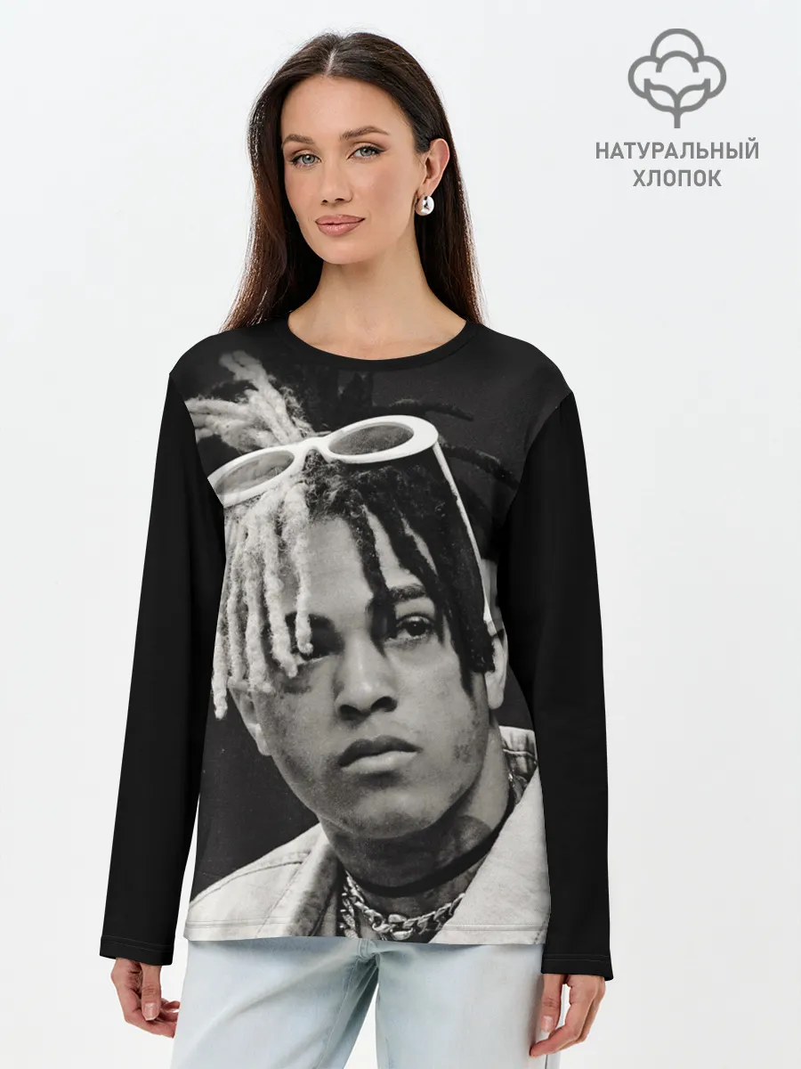 Лонгслив женский. Хлопок / XXXTENTANCION