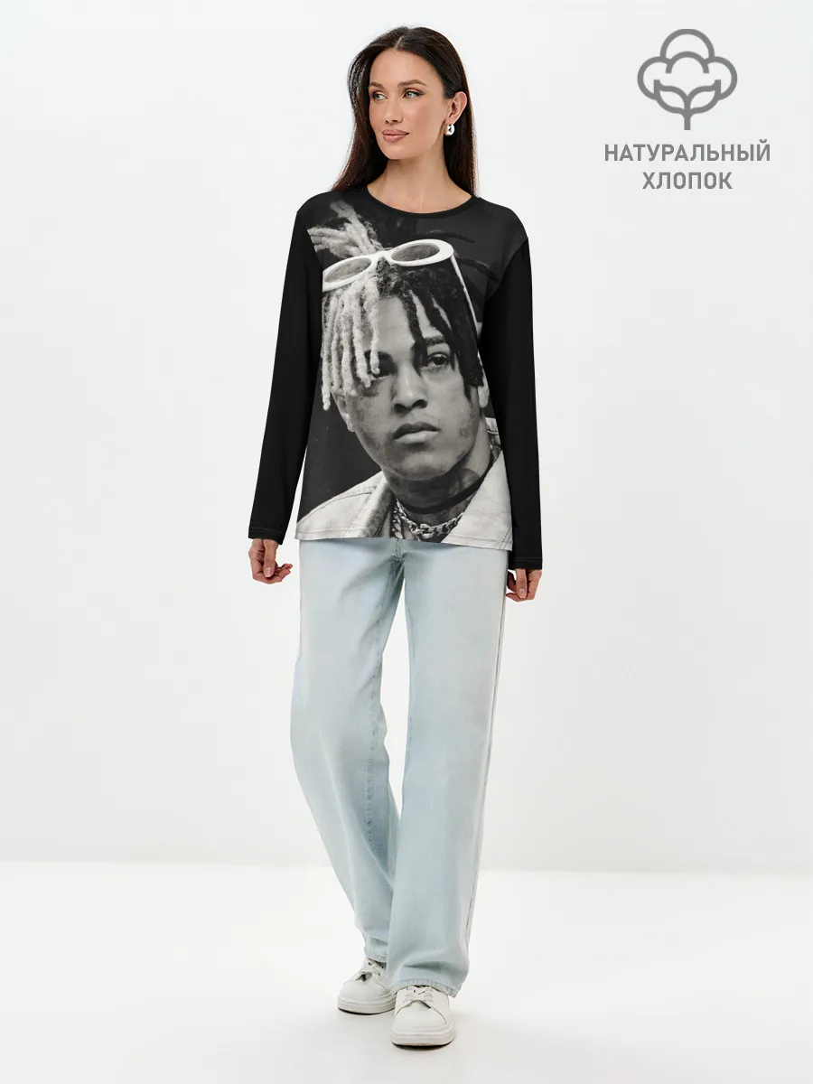 Лонгслив женский. Хлопок / XXXTENTANCION