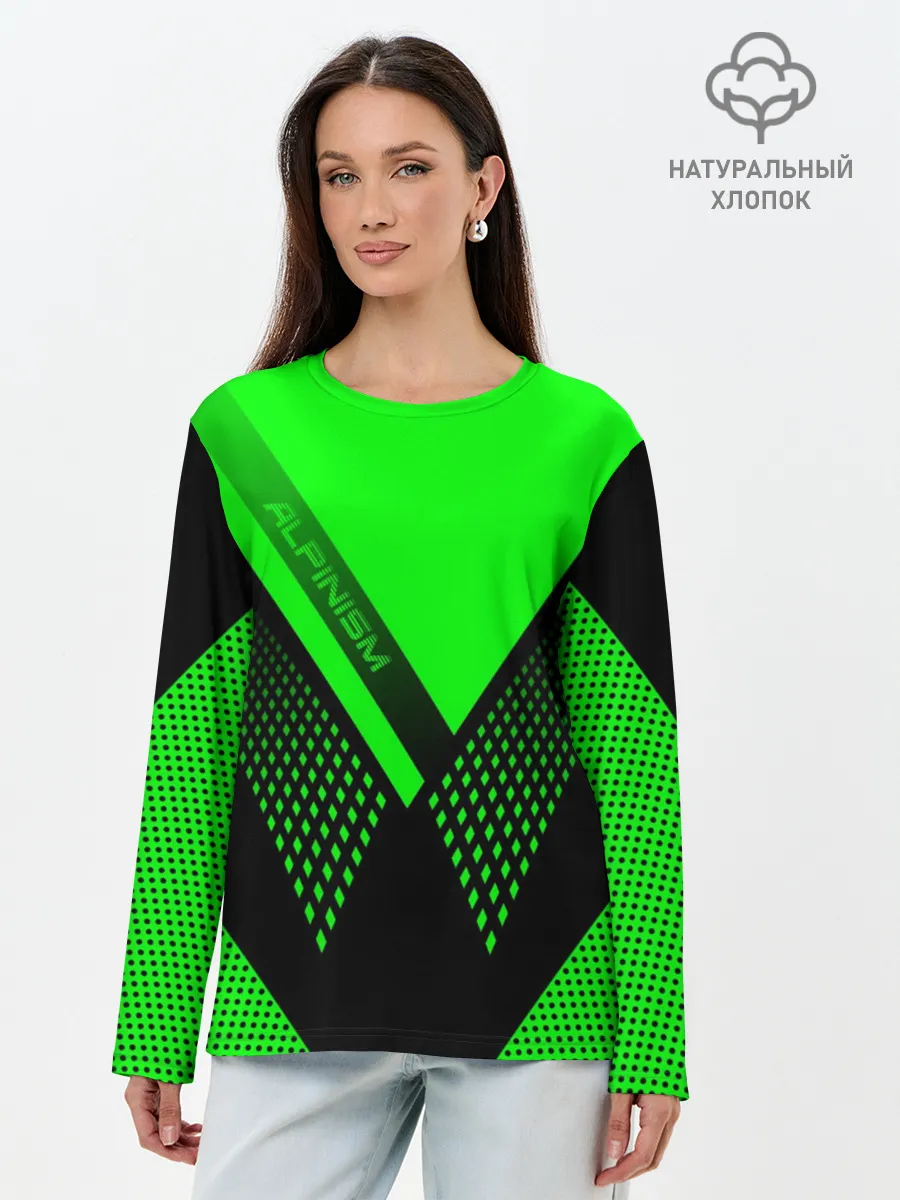 Лонгслив женский. Хлопок / Alpinism