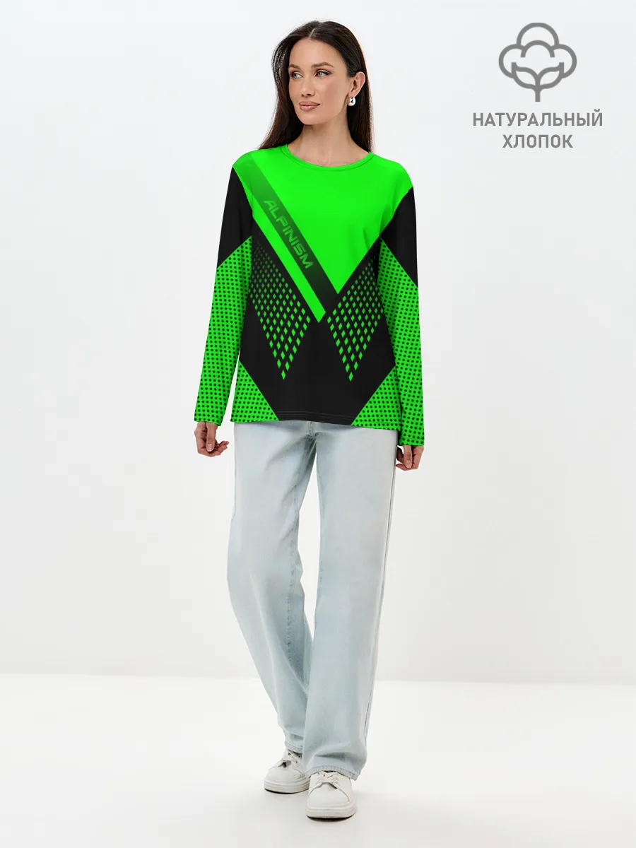 Лонгслив женский. Хлопок / Alpinism