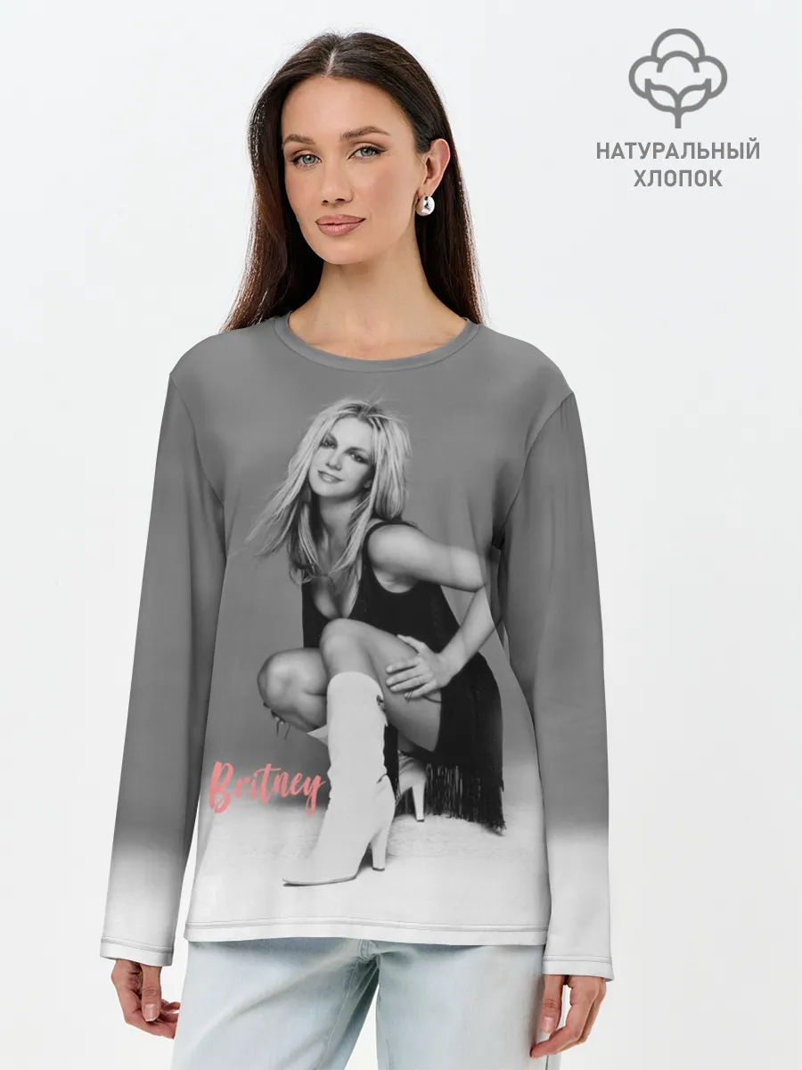 Лонгслив женский. Хлопок / Britney _