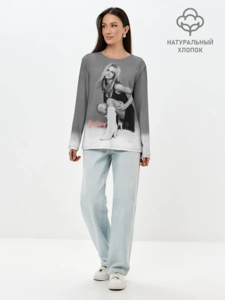 Лонгслив женский. Хлопок / Britney _