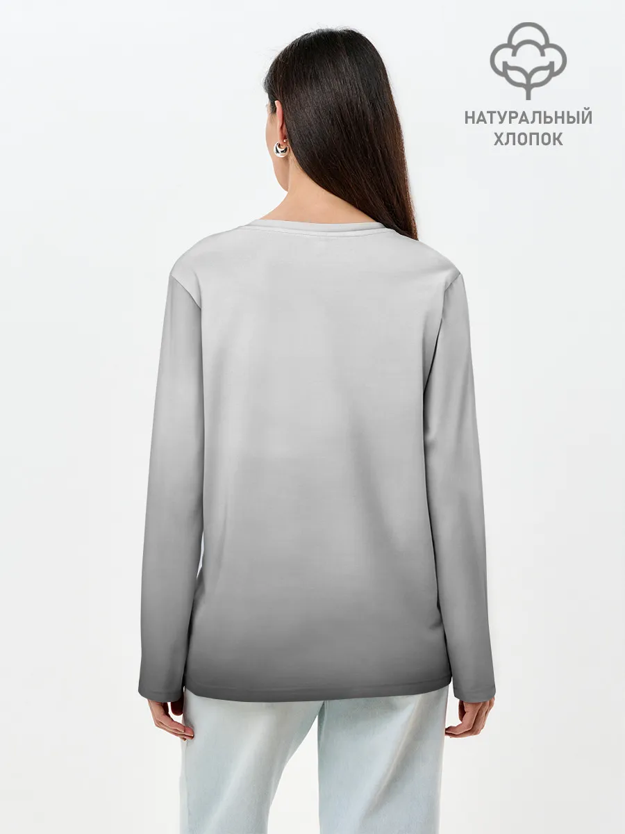 Лонгслив женский. Хлопок / Каонаси и хомячок