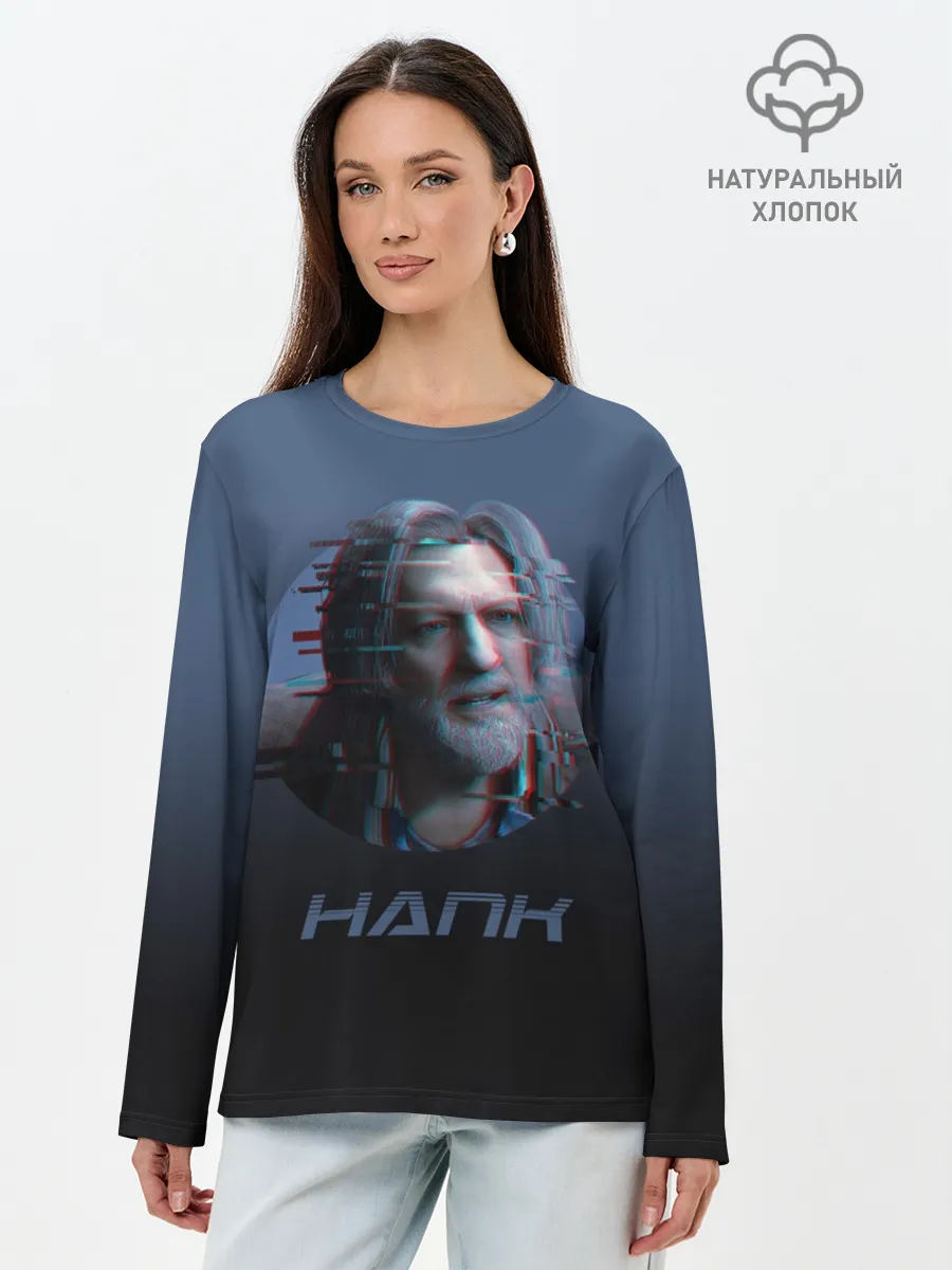 Лонгслив женский. Хлопок / Hank Anderson