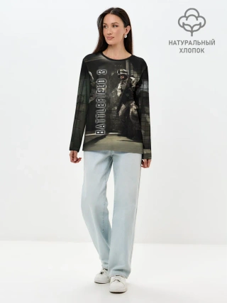 Лонгслив женский. Хлопок / BATTLEFIELD 3