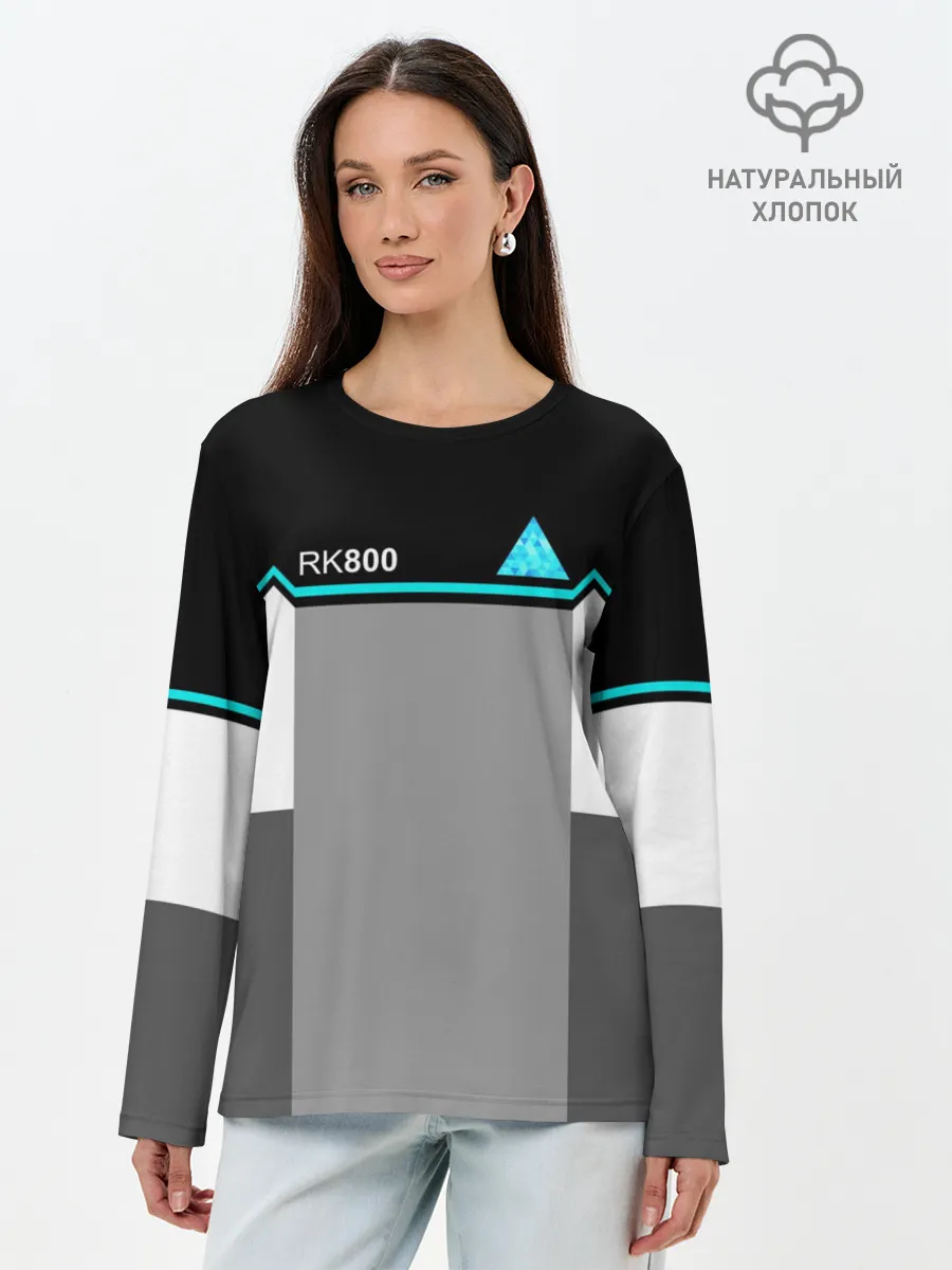 Лонгслив женский. Хлопок / Detroit: Become Human