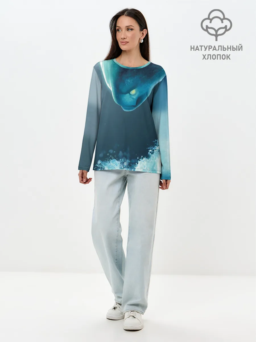 Лонгслив женский. Хлопок / DOTA 2 Morphling