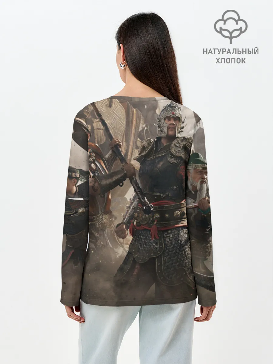 Лонгслив женский. Хлопок / FOR HONOR