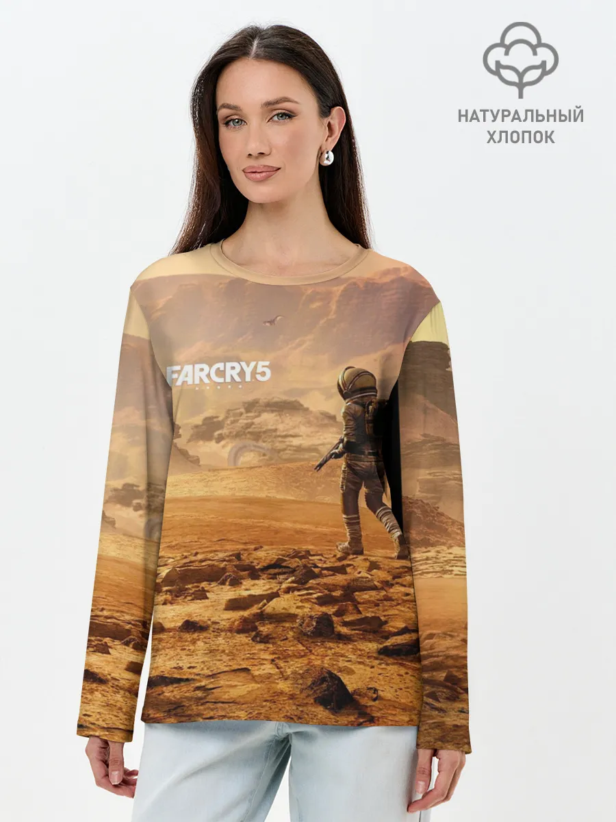 Лонгслив женский. Хлопок / FAR CRY 5 LOST ON MARS