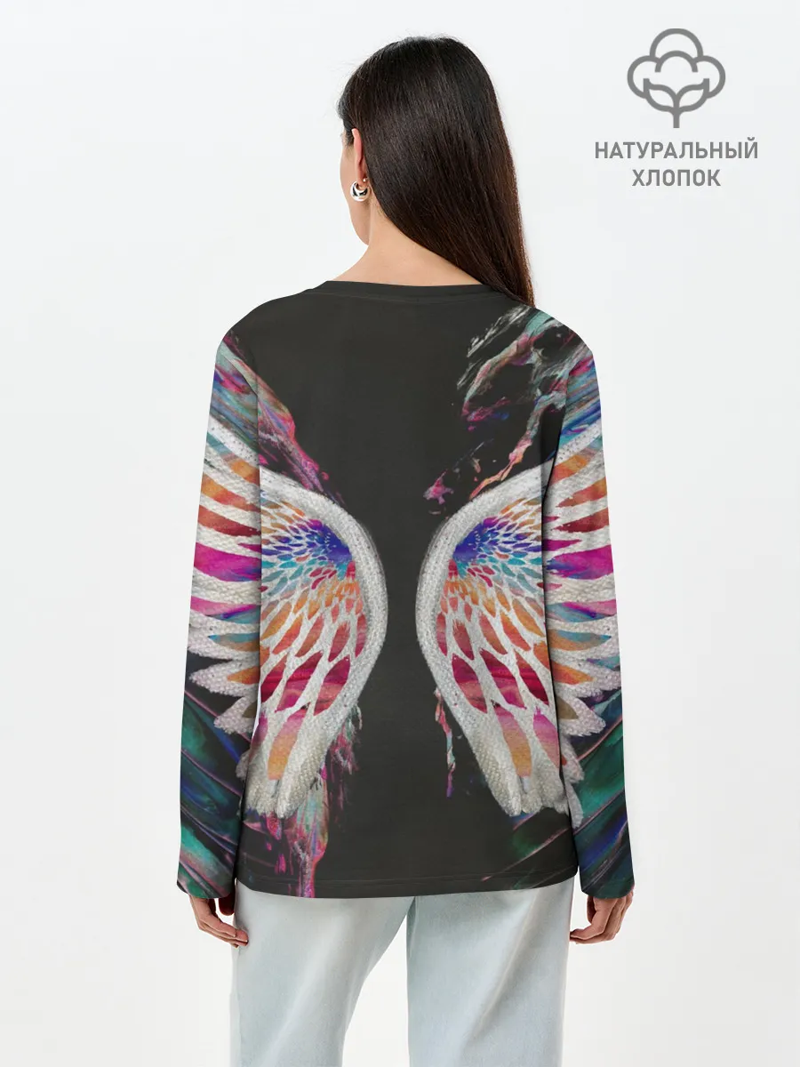 Лонгслив женский. Хлопок / BFMV - Gravity