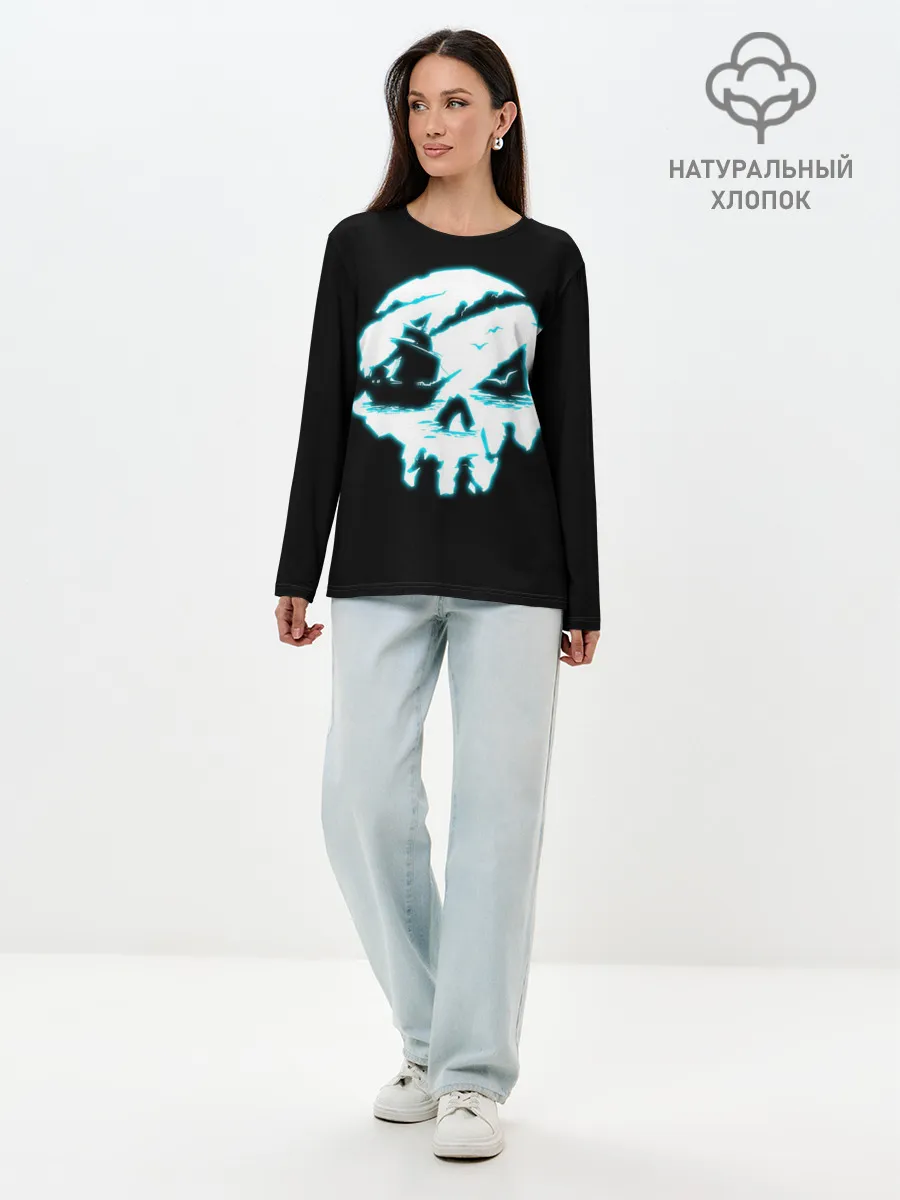 Лонгслив женский. Хлопок / Sea of Thieves