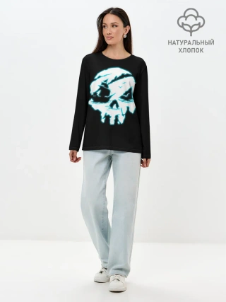 Лонгслив женский. Хлопок / Sea of Thieves