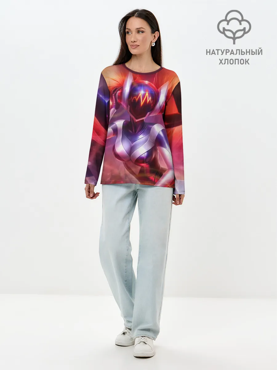 Лонгслив женский. Хлопок / DJ Sona | League of Legends