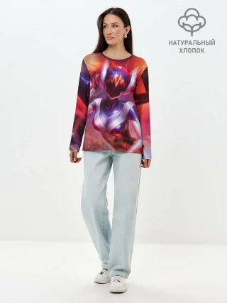 Лонгслив женский. Хлопок / DJ Sona | League of Legends