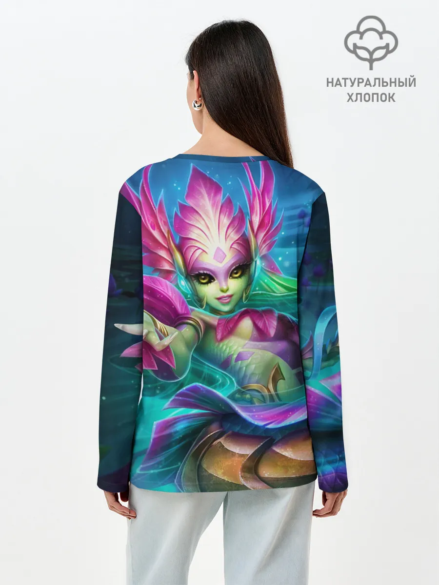 Лонгслив женский. Хлопок / Nami | League of Legends