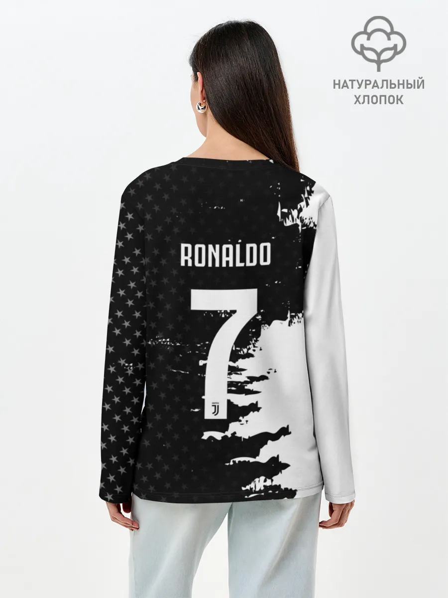 Лонгслив женский. Хлопок / RONALDO JUVE SPORT