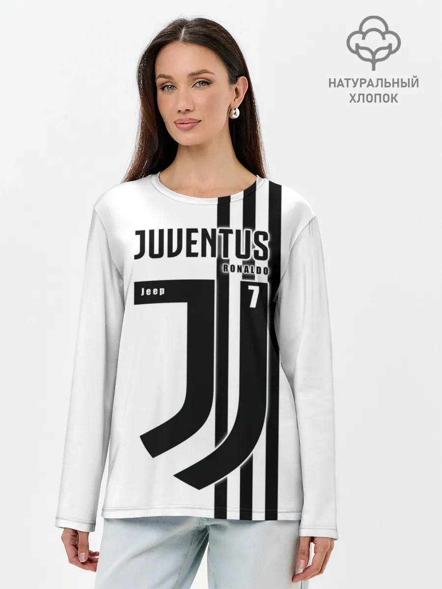 Лонгслив женский. Хлопок / Personal form Ronaldo