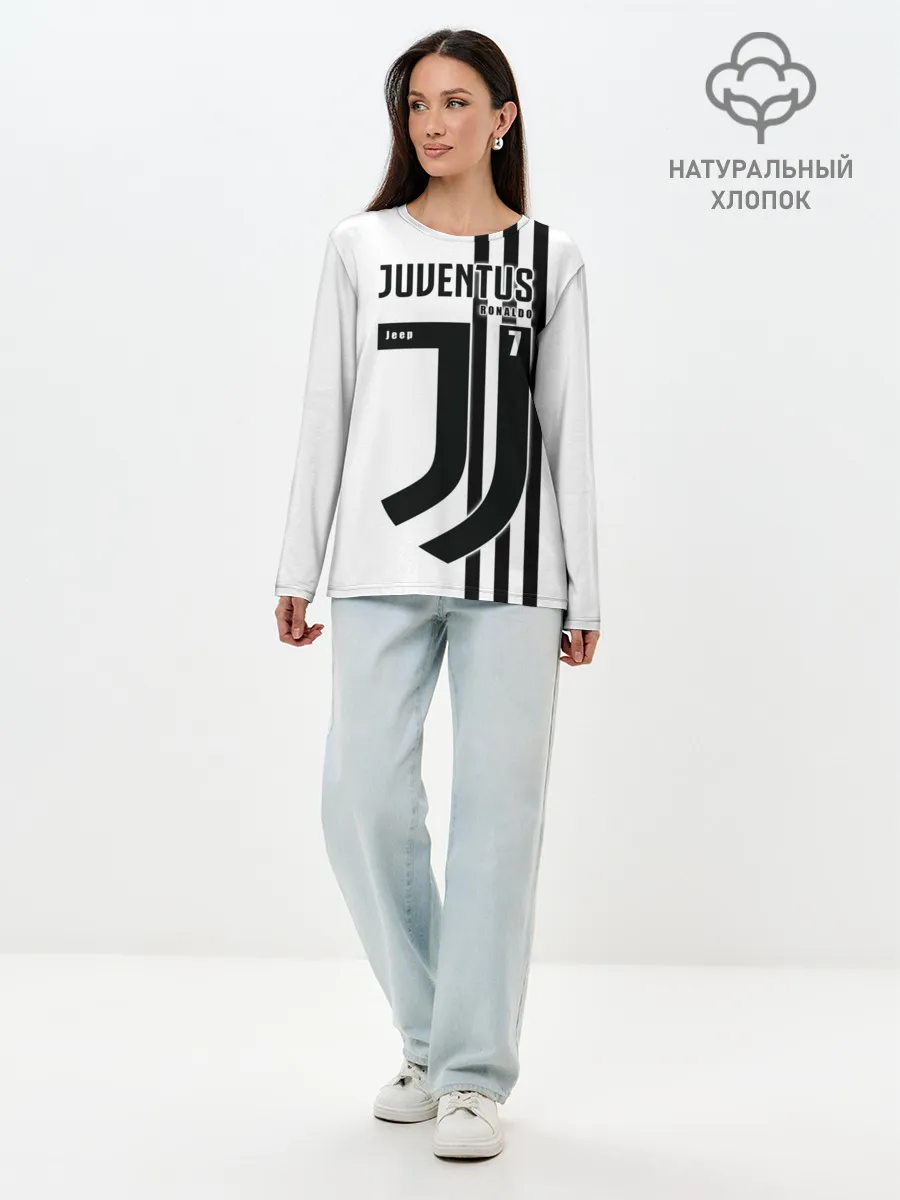 Лонгслив женский. Хлопок / Personal form Ronaldo