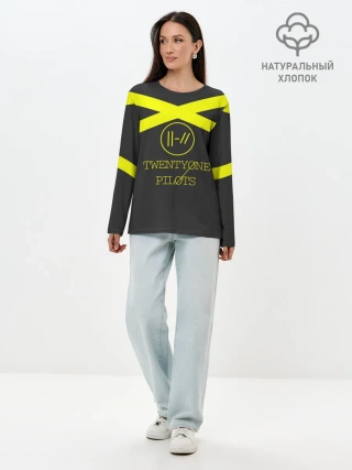Лонгслив женский. Хлопок / Twenty One Pilots