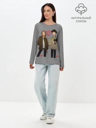 Лонгслив женский. Хлопок / Конец ***го Мира