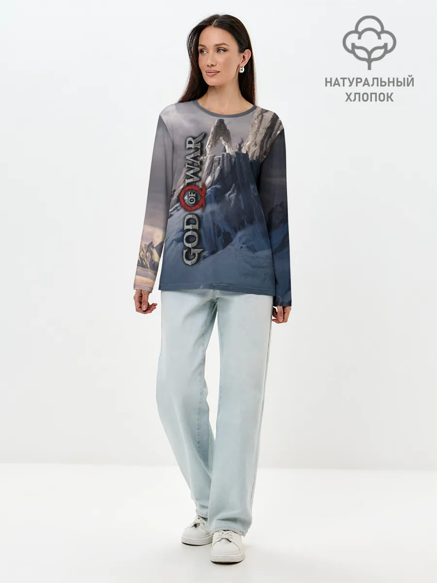 Лонгслив женский. Хлопок / God of War
