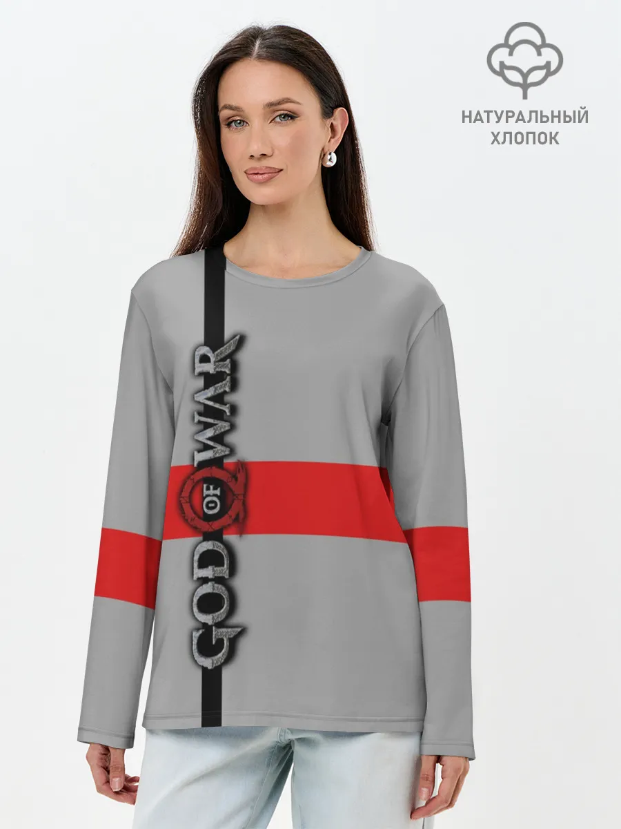 Лонгслив женский. Хлопок / God of War