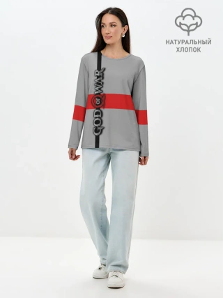 Лонгслив женский. Хлопок / God of War