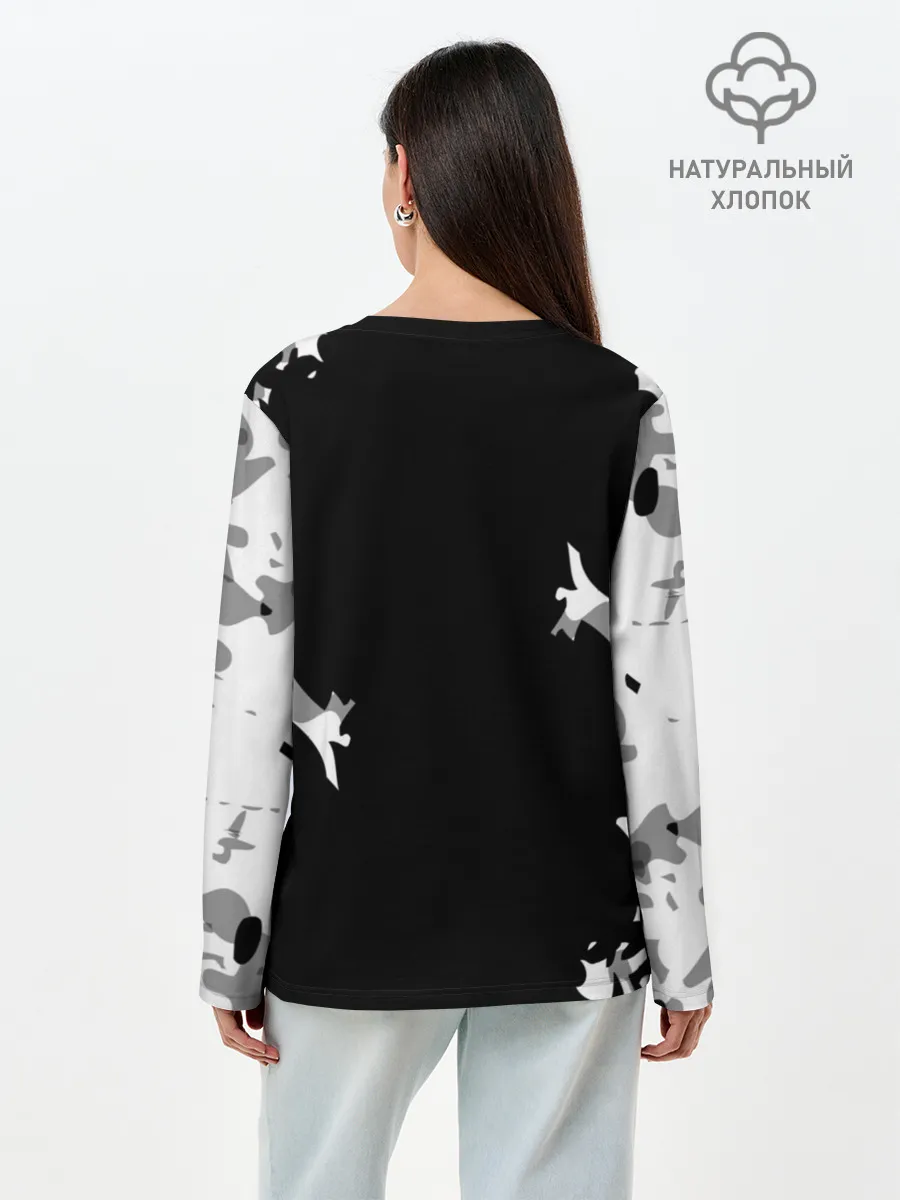 Лонгслив женский. Хлопок / RONALDO JUVE SPORT