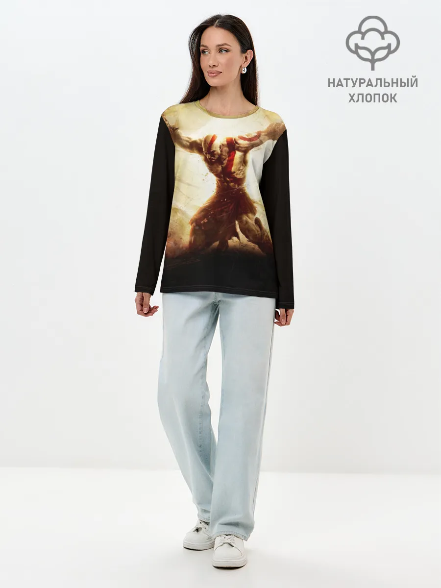 Лонгслив женский. Хлопок / God of War