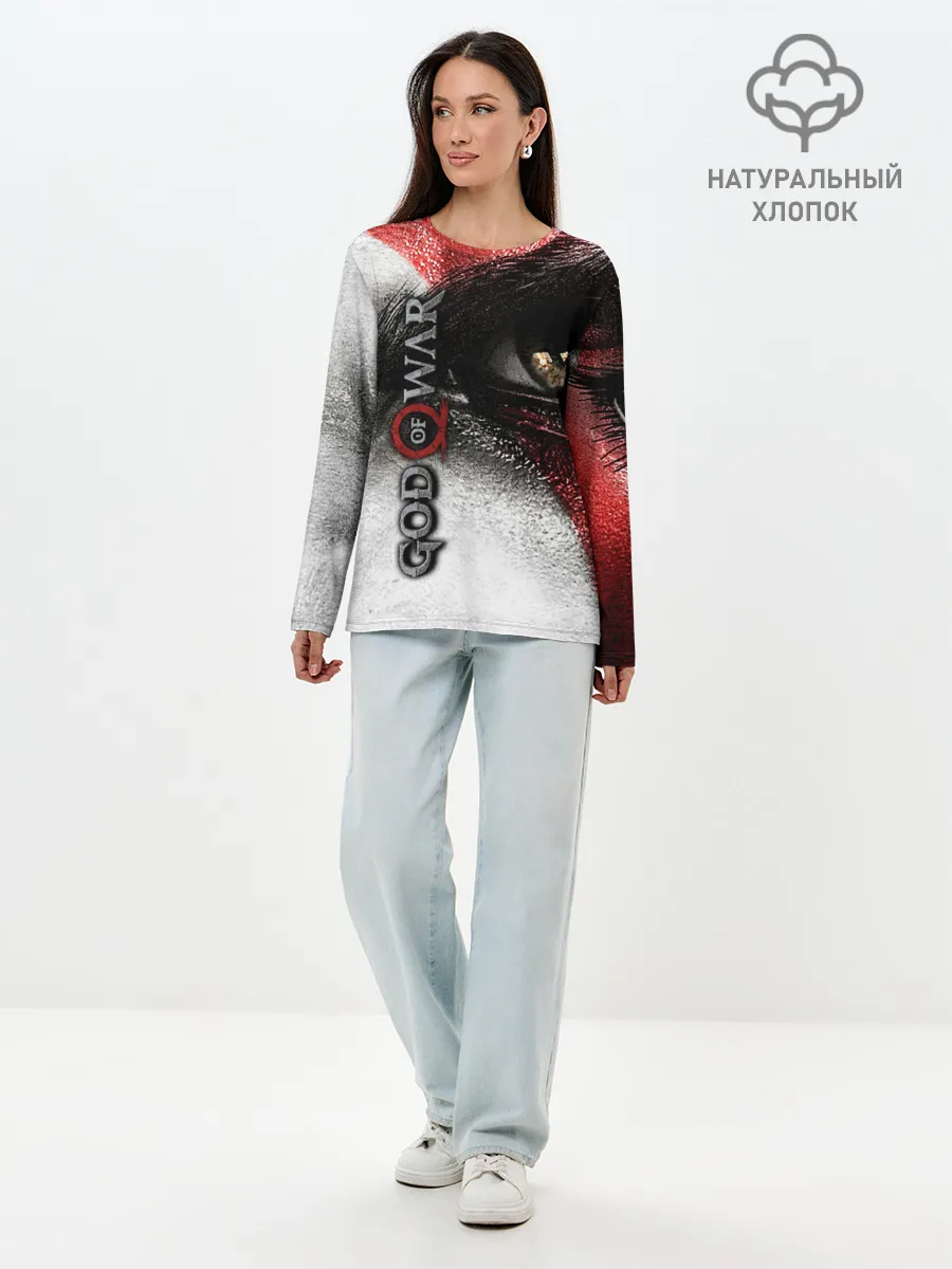 Лонгслив женский. Хлопок / God of War
