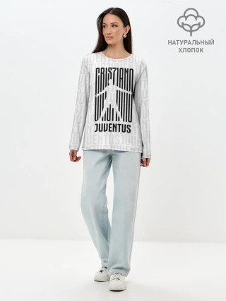 Лонгслив женский. Хлопок / RONALDO JUVE SPORT