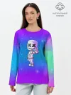 Лонгслив женский. Хлопок / Marshmello