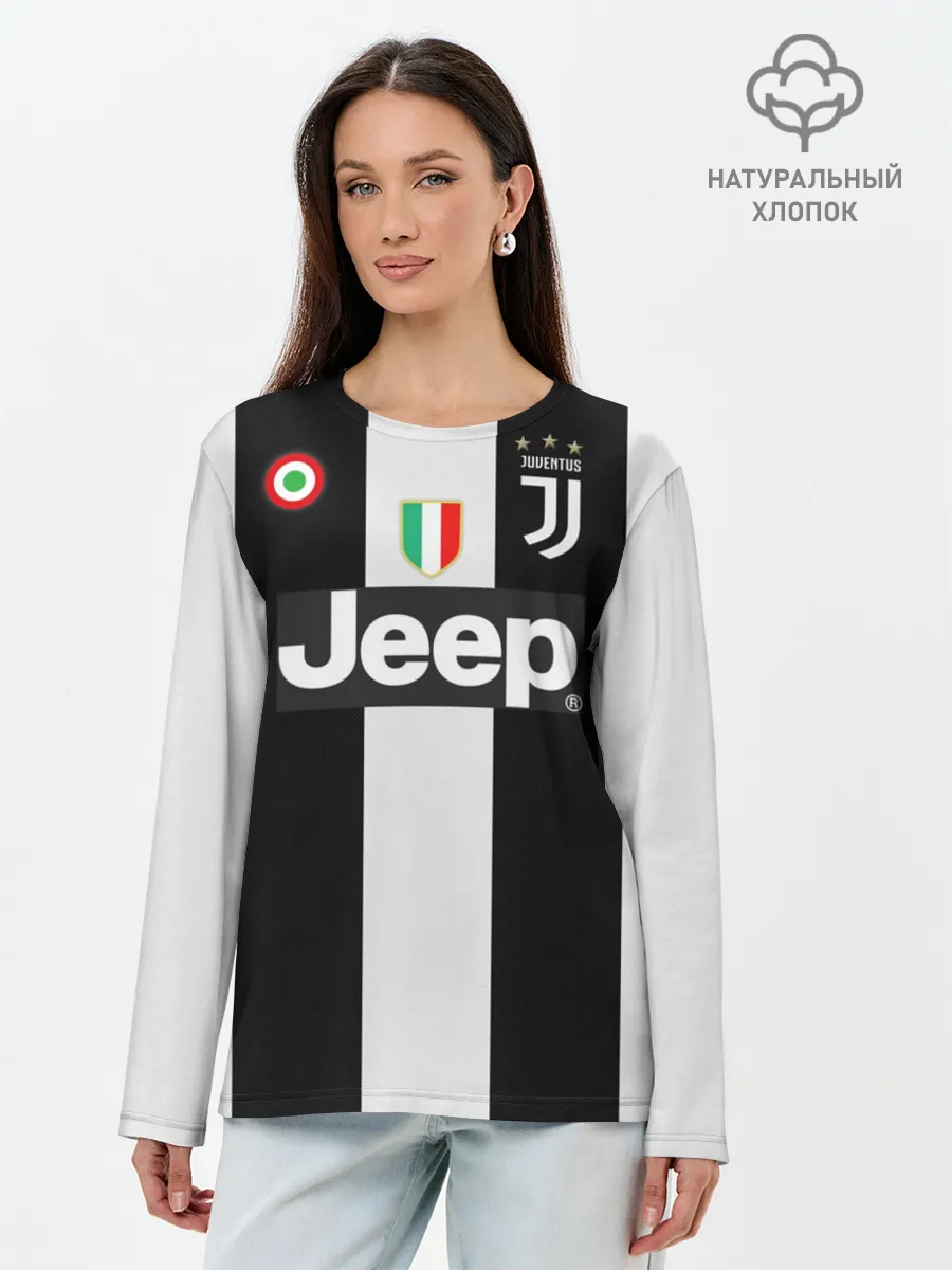 Лонгслив женский. Хлопок / Mandzukic home 18-19