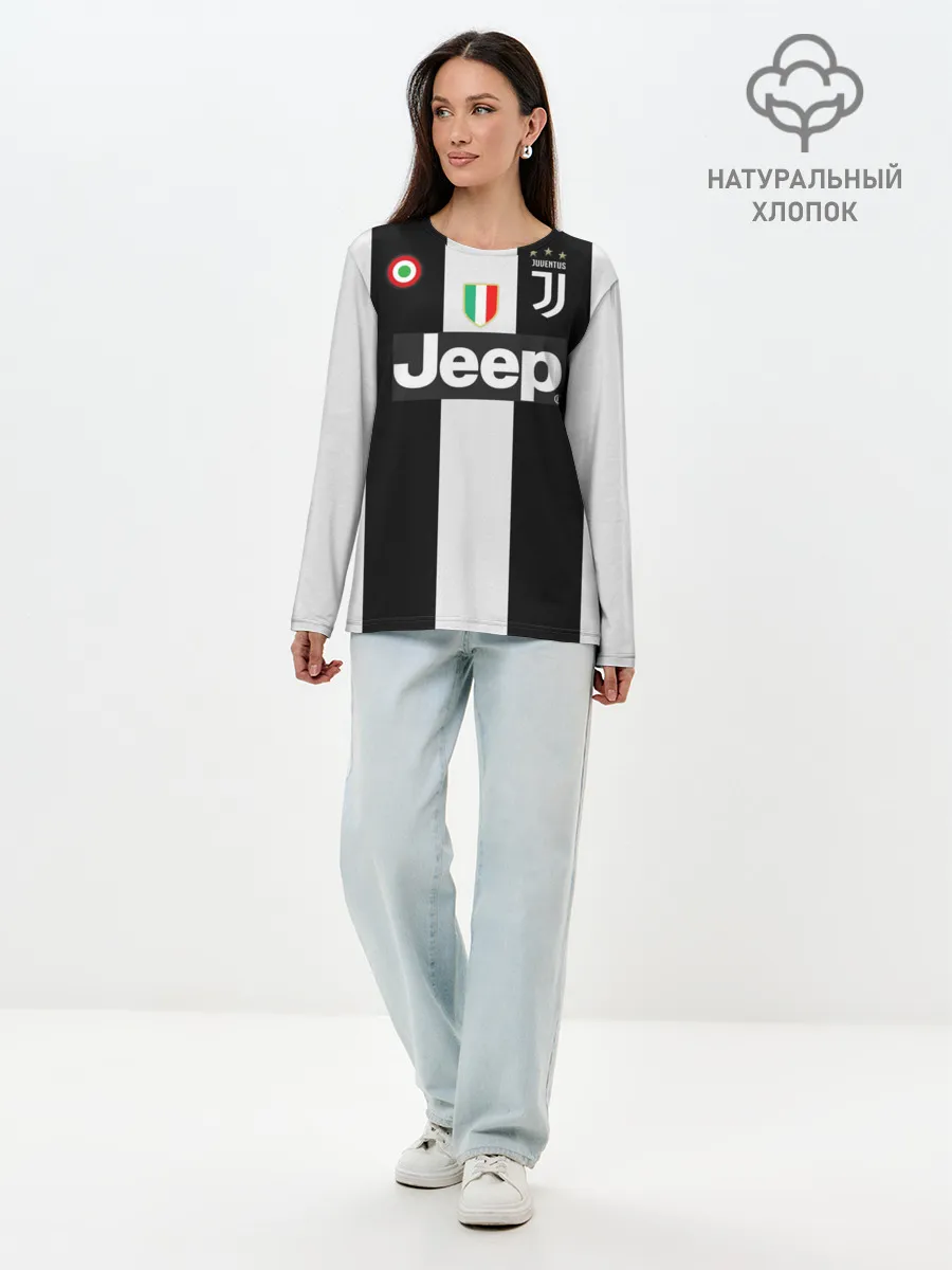 Лонгслив женский. Хлопок / Mandzukic home 18-19