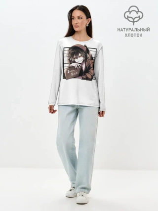 Лонгслив женский. Хлопок / Isaac Foster