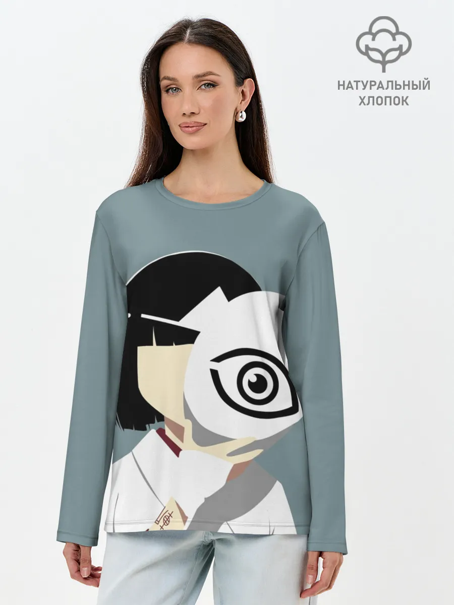 Лонгслив женский. Хлопок / Нора - синки Ято