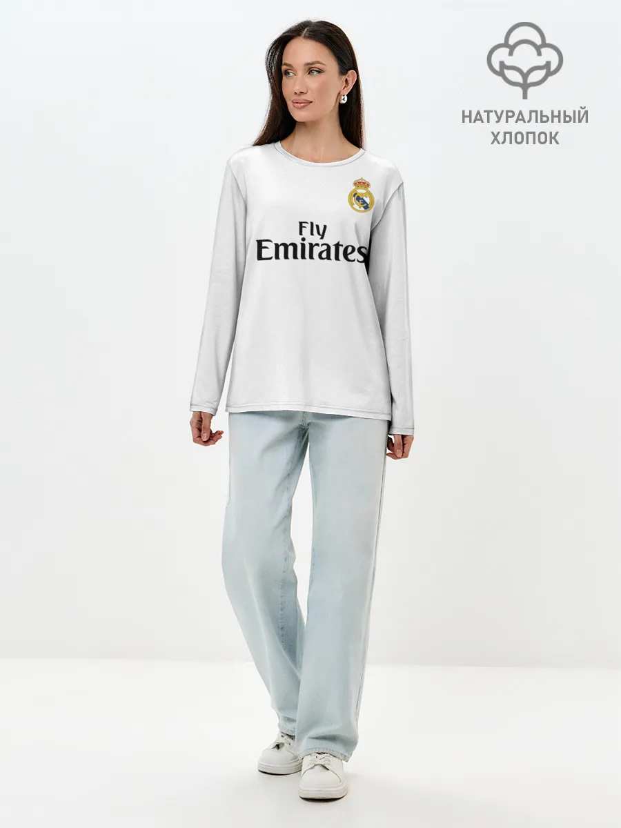 Лонгслив женский. Хлопок / Modric home 18-19