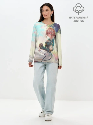 Лонгслив женский. Хлопок / Violet Evergarden_8