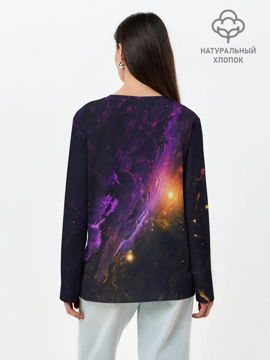 Лонгслив женский. Хлопок / MARSHMELLO