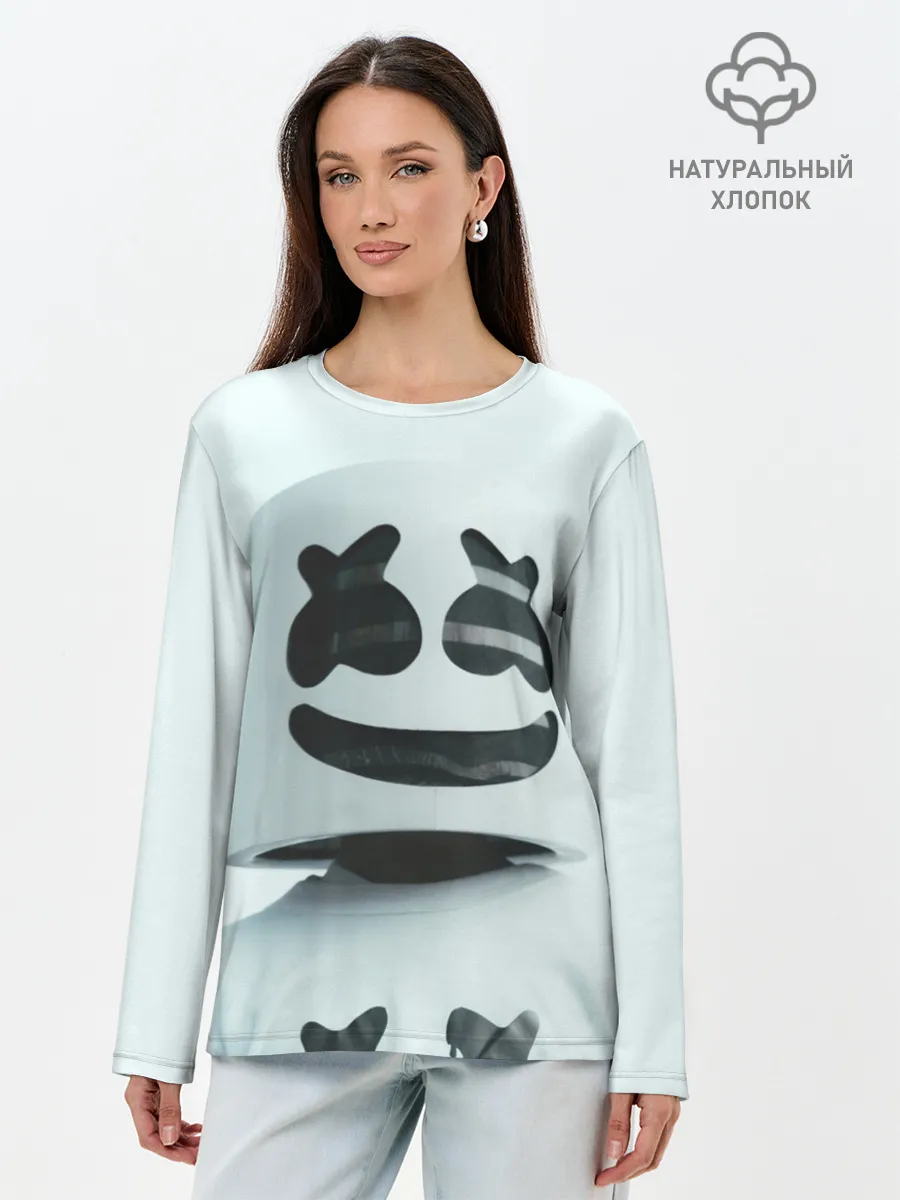 Лонгслив женский. Хлопок / MARSHMELLO | МАРШМЕЛЛО