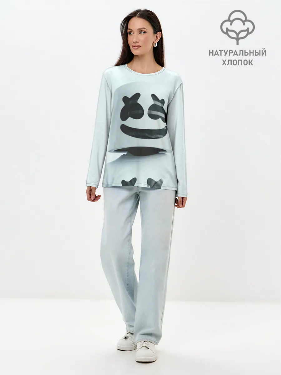 Лонгслив женский. Хлопок / MARSHMELLO | МАРШМЕЛЛО